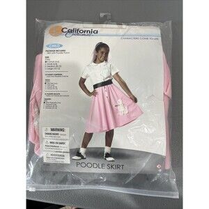 California Costumes Child's Pink Poodle Skirt Outfit